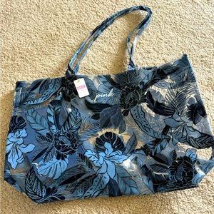 PINK Plastic Tote
